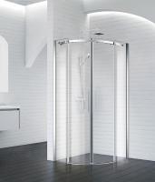 Душевой уголок радиальный ACQUA-R-2-90-C-Cr 900x900 BelBagno