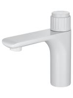 Смеситель для раковины WONZON & WOGHAND CLICK, Белый матовый (WW-A40412-MW)