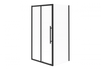 Ограждение душевое ESBANO ESF-128PS-B черный прямоугольное