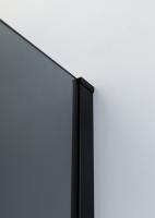 Душевой уголок прямоугольный.     SLIDER-A-2-80/90-GRIGIO-NERO (800-900)x(800-900)x1950 Cezares