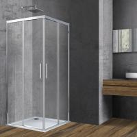 Душевой уголок, квадратный VSS-3SO900CL 900x900x1950 профиль хром стекло прозрачное VINCEA