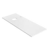 Столешница из МДФ, асимметричное левостороннее расположение отверстий для раковины и смесителя, 1204x462x19 EK-120-AS-BO-L BelBagno